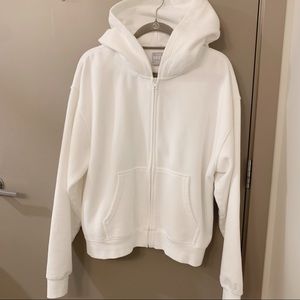 💯NEW Aritzia Tna Cozy Fleece Perfect Zip Hoodi‼️